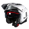 Nitro NZ302 Fighter Helmet Satin Black Grey Gun