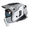 Nitro NZ302 Fighter Helmet Satin Black Grey Gun