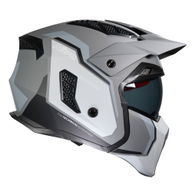 NZ302 Fighter Helmet Satin Black Grey Gun