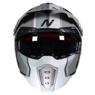 NZ302 Fighter Helmet Satin Black Grey Gun