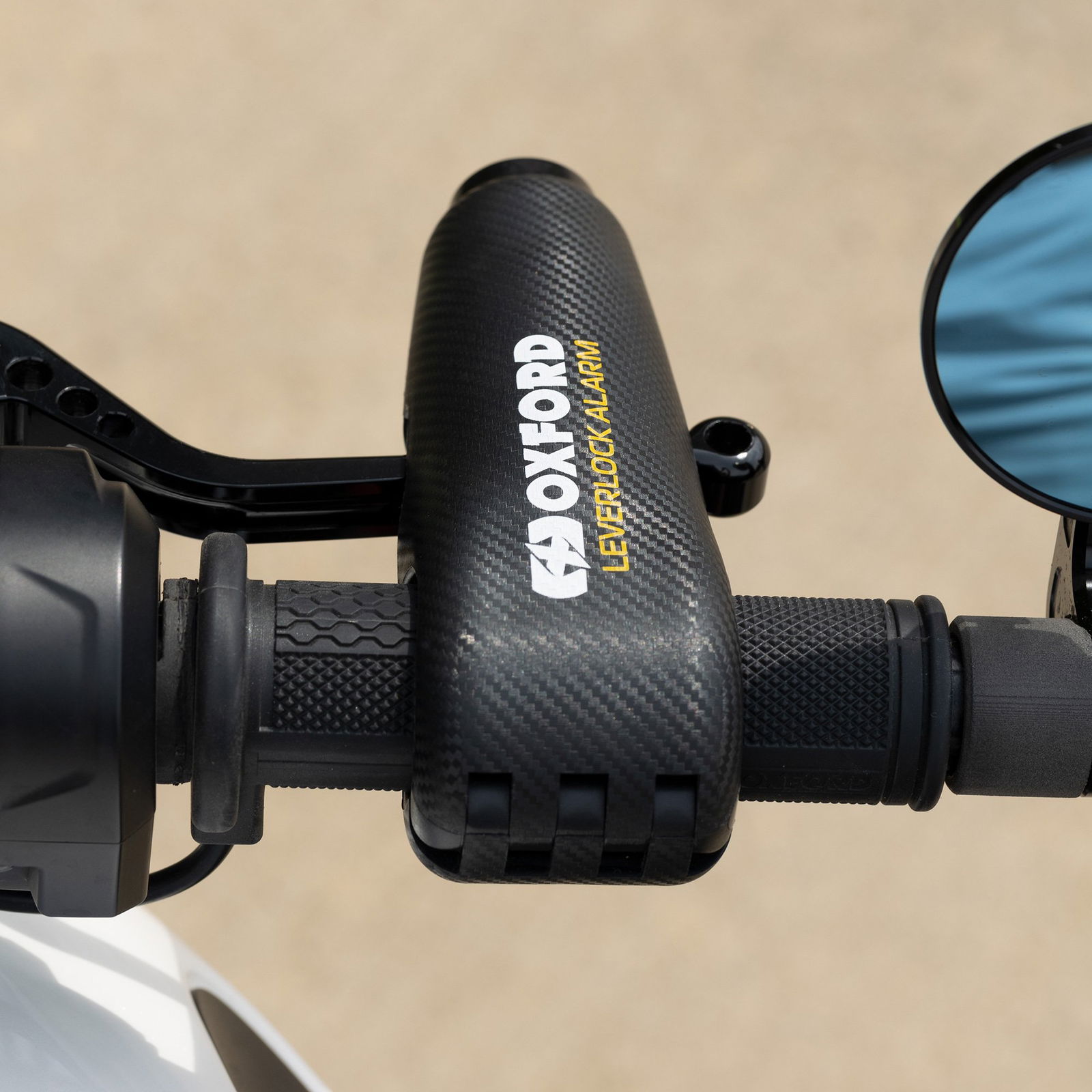 Oxford Products LeverLock Alarm Black