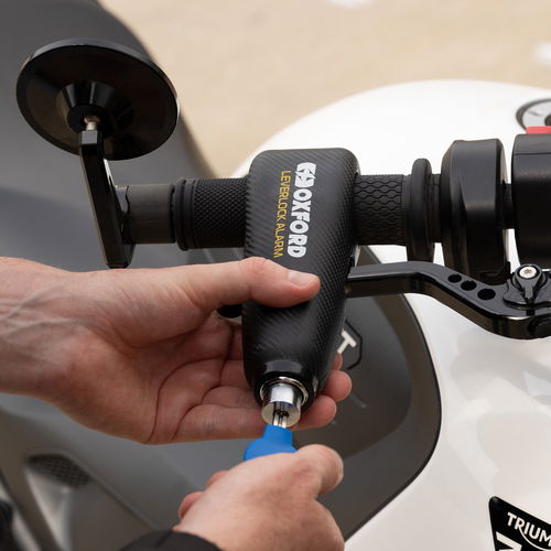 Oxford Products LeverLock Alarm Black