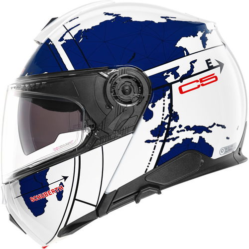 Schuberth C5 Helmet Globe Blue