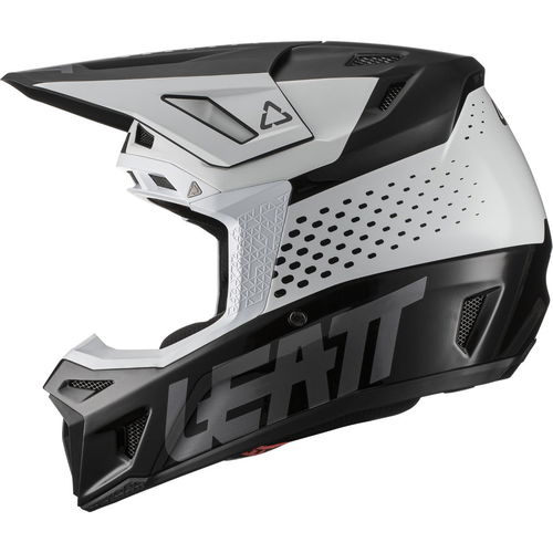 Leatt Moto 8.5 V22 Helmet Black White