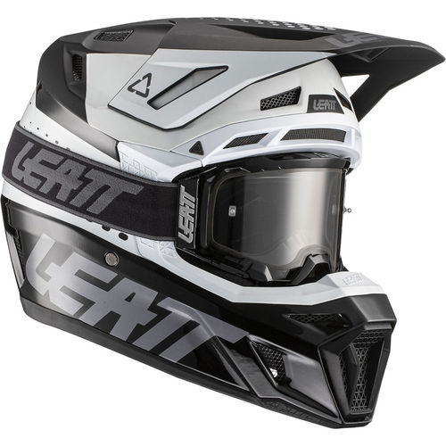 Leatt Moto 8.5 V22 Helmet Black White