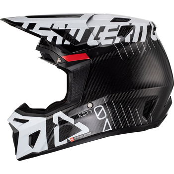 Leatt Moto 9.5 V23 Helmet Carbon White