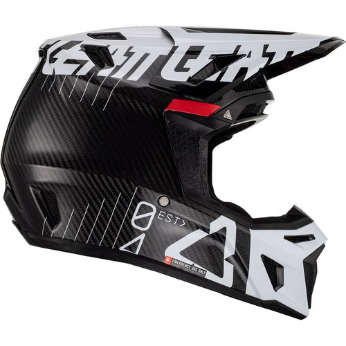 Leatt Moto 9.5 V23 Helmet Carbon White