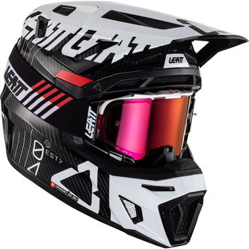 Leatt Moto 9.5 V23 Helmet Carbon White