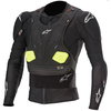Alpinestars Bionic Pro V2 Black Yellow Fluo Jacket Front                                                                                                                                                                                                       