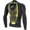 Alpinestars Bionic Pro V2 Black Yellow Fluo Jacket Back                                                                                                                                                                                                        
