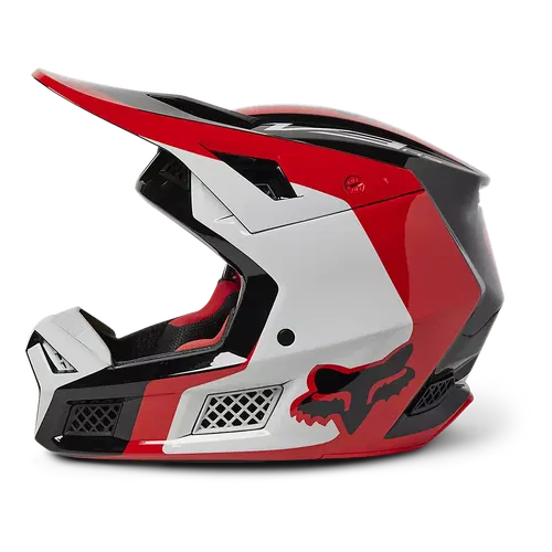 Fox V3 RS Efekt Helmet Flo Red