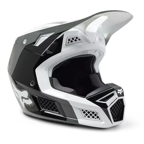 Fox V3 RS Efekt Helmet Black White