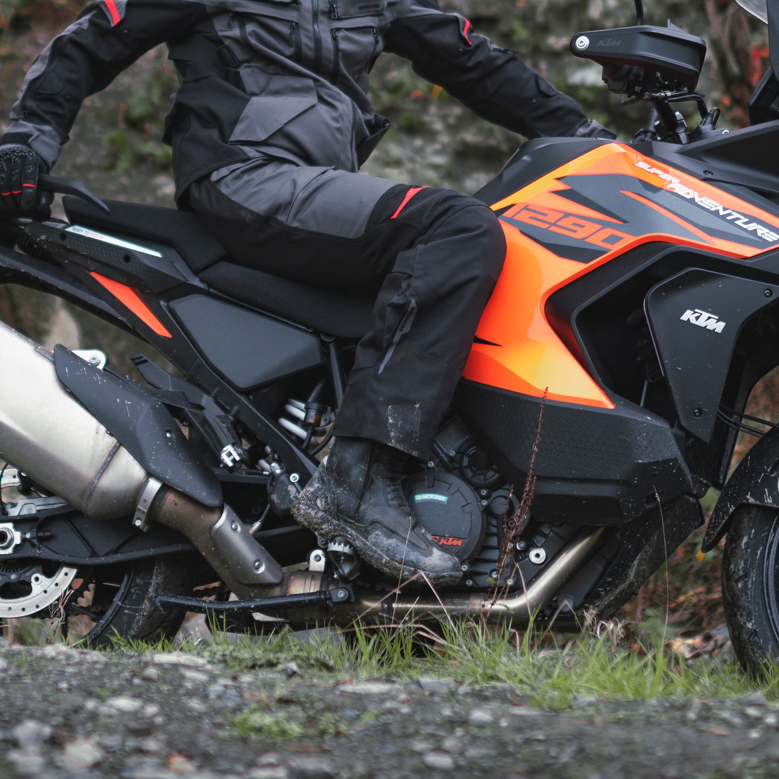 Oxford Products Rockland Pants Charcoal Black Red