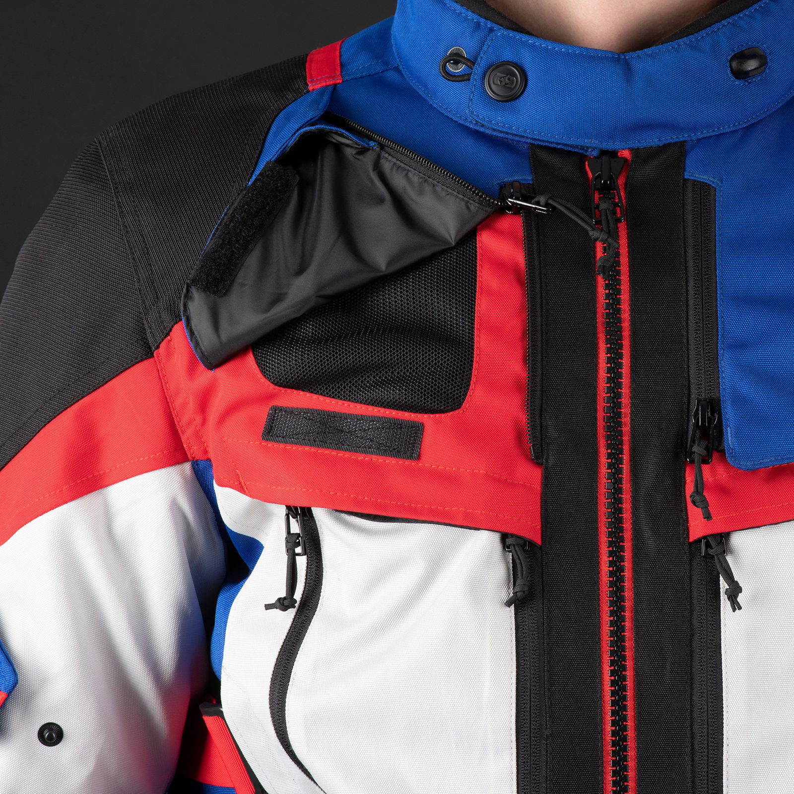 Oxford Products Rockland Jacket Arctic Black Red