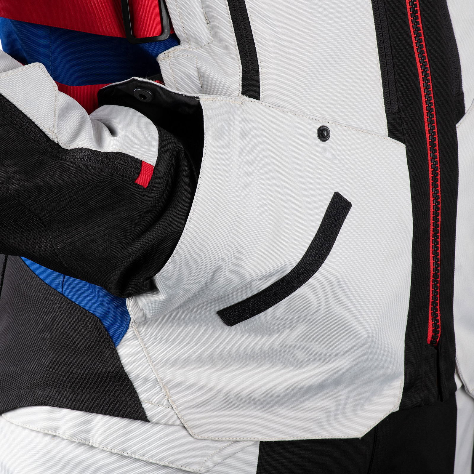 Oxford Products Rockland Jacket Arctic Black Red