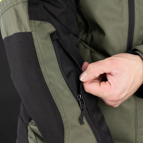 Oxford Products Rockland Jacket Khaki Black Fluo