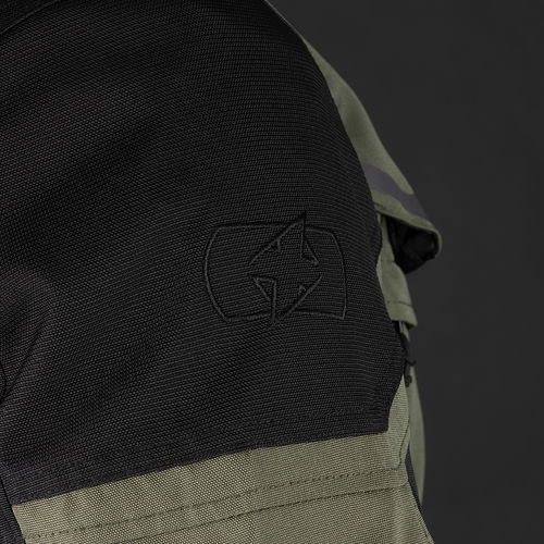 Oxford Products Rockland Jacket Khaki Black Fluo