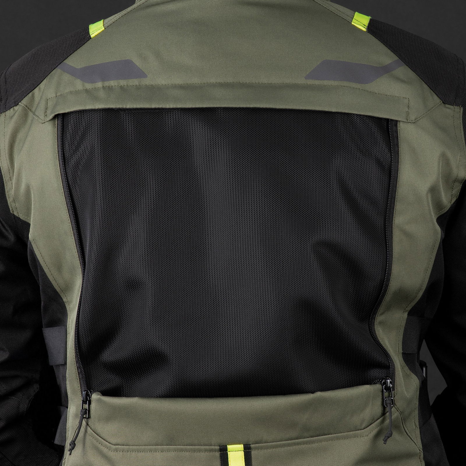 Oxford Products Rockland Jacket Khaki Black Fluo