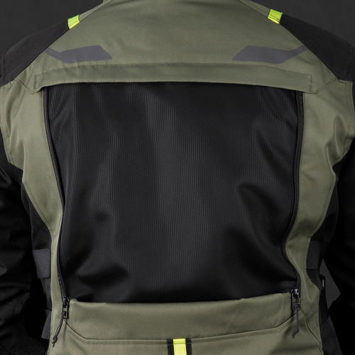 Oxford Products Rockland Jacket Khaki Black Fluo