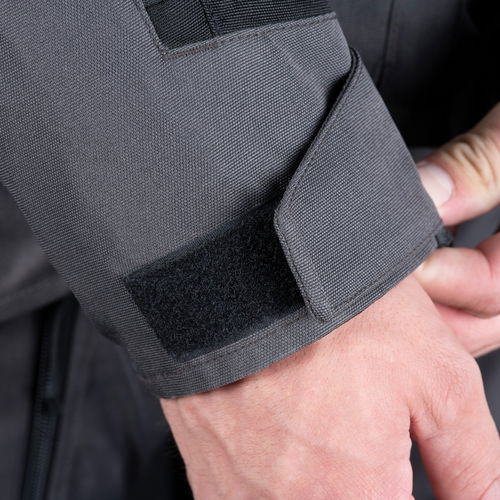 Oxford Products Rockland Jacket Charcoal Black Red