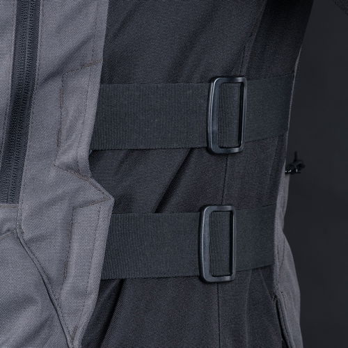 Oxford Products Rockland Jacket Charcoal Black Red