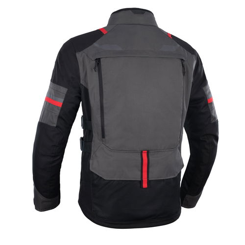 Oxford Products Rockland Jacket Charcoal Black Red