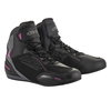 Alpinestars Stella Faster-3 DS Shoe Black Dark Grey Fuchsia