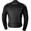 RST S1 CE Mens Leather Jacket Black Black White