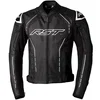 RST S1 CE Mens Leather Jacket Black Black White