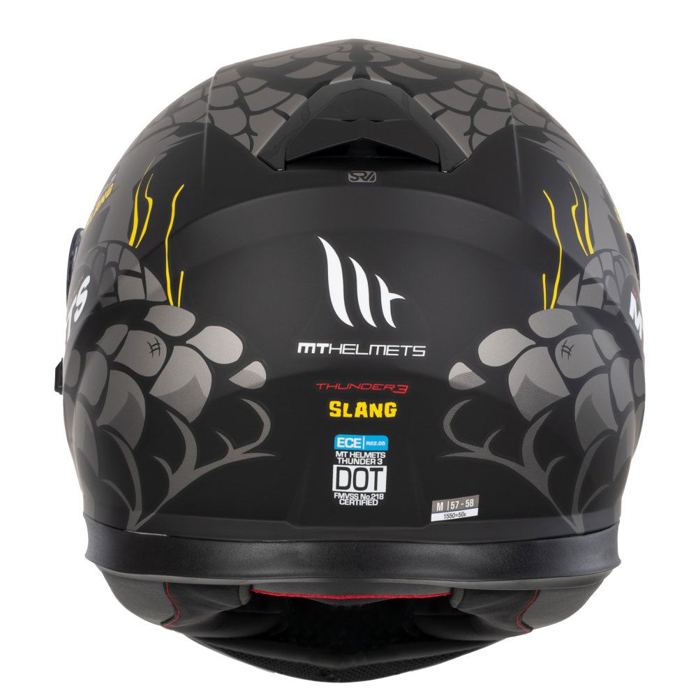 MT Thunder 3 Slang Helmet A2 Matt Grey