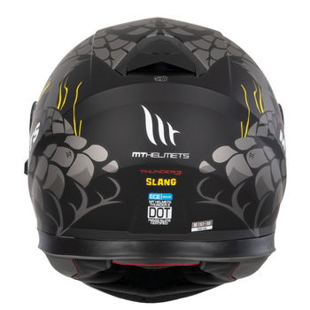 MT Thunder 3 Slang Helmet A2 Matt Grey
