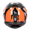 MT Thunder 3 Sniper Helmet Gloss Black Orange