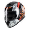 MT Thunder 3 Sniper Helmet Gloss Black Orange