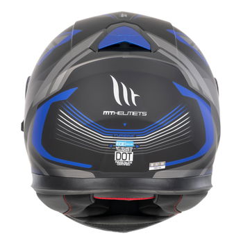 MT Thunder 3 Turbine Helmet C7 Matt Blue