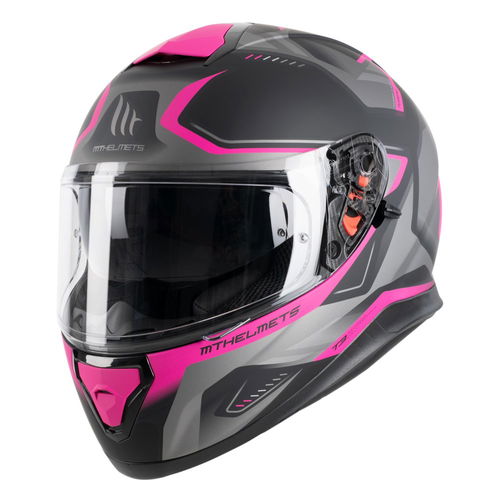 MT Thunder 3 Turbine Helmet C8 Matt Pink