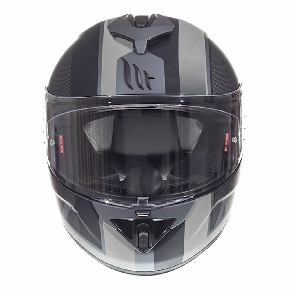MT Rapide Overtake Helmet Matt Black White
