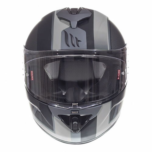 MT Rapide Overtake Helmet Matt Black White