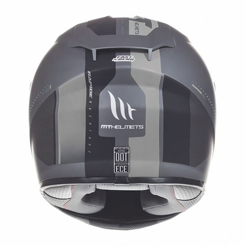 MT Rapide Overtake Helmet Matt Black White