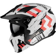 Streetfighter Skull Helmet A0 Gloss Pearl White