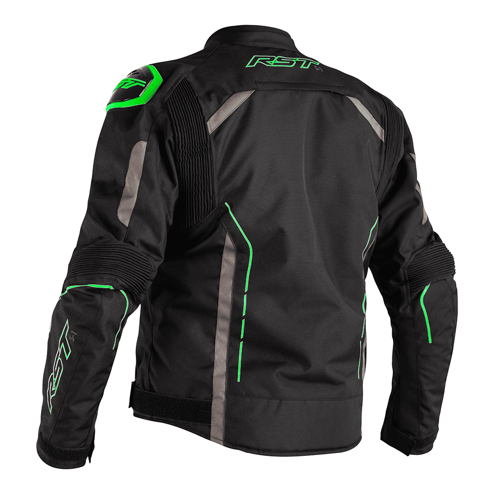 RST S1 Mesh CE Mens Jacket Black Neon Green