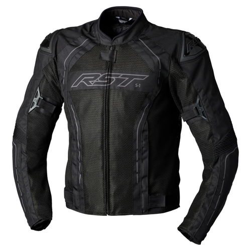 RST S1 Mesh CE Mens Jacket Black Black