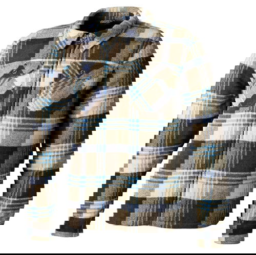 RST Brushed CE Mens Shirt Brown Blue