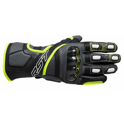 RST Fulcrum CE Mens Gloves Grey Flo Yellow Black