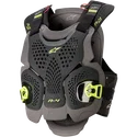 A-4 Max Chest Protector Black Anthracite Yellow Fluo