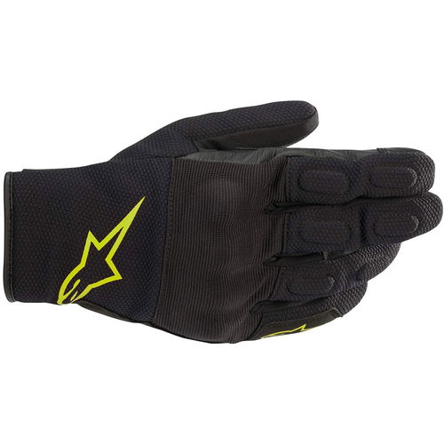 Alpinestars S Max Drystar Gloves Black Yellow Fluo