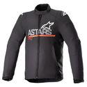 SMX Waterproof Jacket Black Dark Grey Bright Red