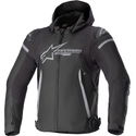 Zaca Waterproof Jacket Black Dark Grey