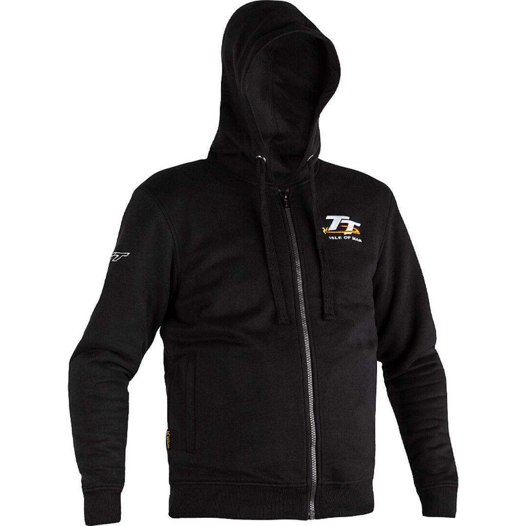 RST IOM TT Zip CE Mens Hoodie Black