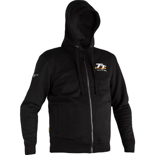 RST IOM TT Zip CE Mens Hoodie Black