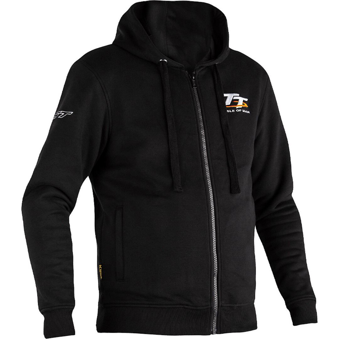 RST IOM TT Zip CE Mens Hoodie Black
